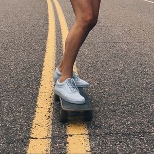 Old Skool Vans - Blue Mono